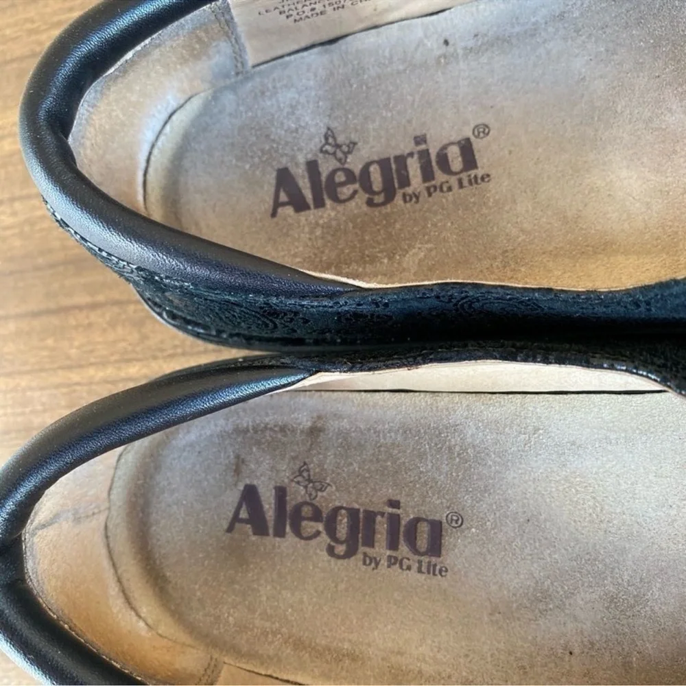 Alegria black paisley jill mary jane 41/10.5 - Picture 3 of 10
